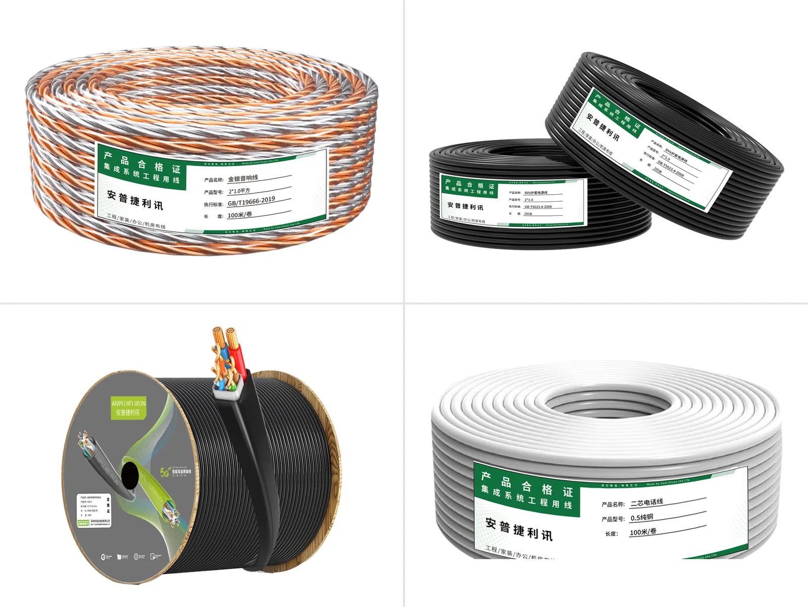 Cable products available through audited NexBridge partner factories